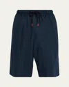 Kiton Drawstring Shorts In Blue