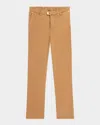 Kiton Men's Lyocell Twill Pants In Rust