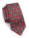 Kiton Men's Medallion Silk Tie In Multi