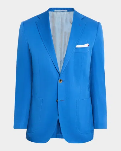 Kiton Men's Napoli Cashmere Blazer In Blu