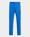 KITON MEN'S NAPOLI COTTON-CASHMERE TROUSERS