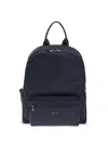 Kiton Zip-pocket Backpack In Blue