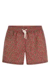 Kiton Men Patterned Beach Boxers In Red