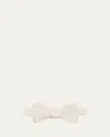 Kiton Men's Silk Bow Tie In Wht
