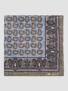 Kiton Men's Silk Pocket Square In Multi