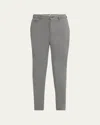 Kiton Men's Soft Lyocell-cotton Twill Pants In Lt Gry