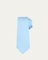 Kiton Men's Solid Silk 7-fold Tie In Neutral