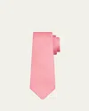 Kiton Men's Solid Silk 7-fold Tie In Pink
