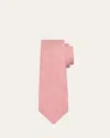 Kiton Men's Solid Silk 7-fold Tie In Pink