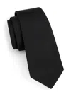 Kiton Men's Solid Wool 7-fold Tie In Black