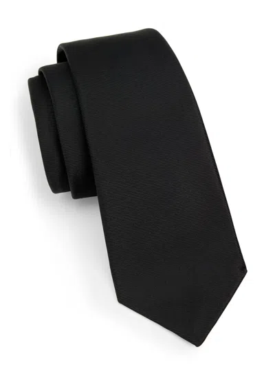 KITON MEN'S SOLID SILK TIE