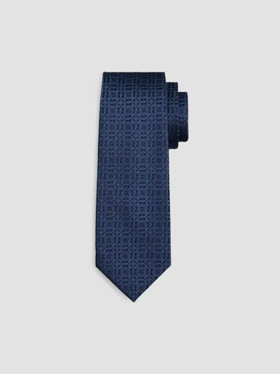 Kiton Men's Solid Silk Tie In Navy