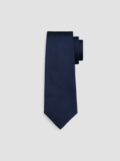 Kiton Men's Solid Silk Tie In Navy