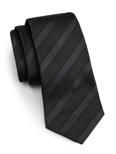 Kiton Men's Striped Silk Tie In Multi