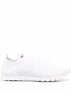 Kiton Mesh Low-top Trainers In White