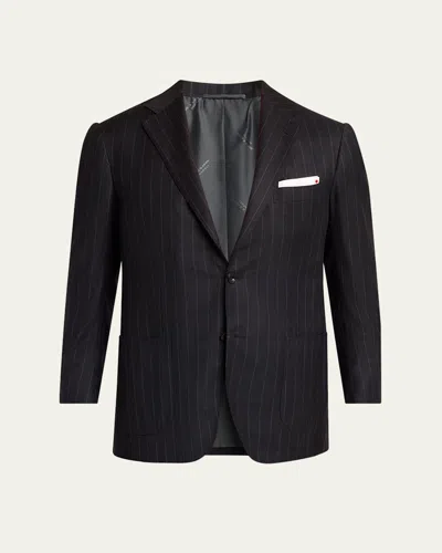 Kiton Men's Wool Chalk Stripe Two-piece Suit