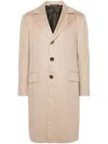 Kiton Men's Jacket Notched Lapels In Beige