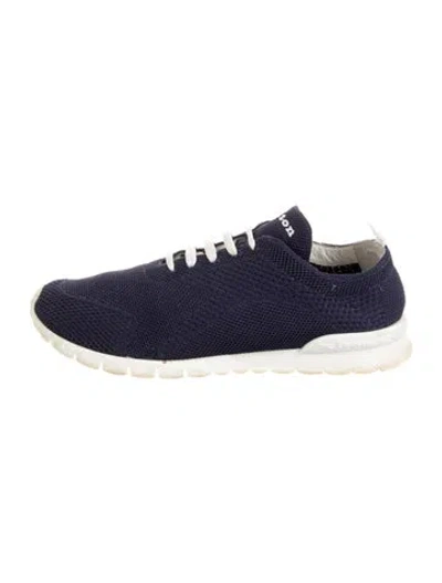 Pre-owned Kiton Mesh Athletic Sneakers In Blue