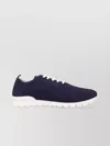 Kiton Navy Blue Fit Running Sneakers