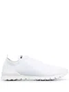 Kiton Fits Mesh Sneakers Rubber Sole Pull Tab In White