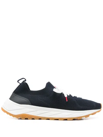 Kiton Mesh-panelled Sneakers