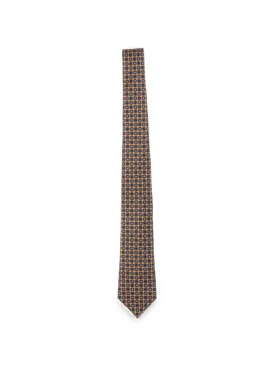 KITON MICRO GEOMETRIC TIE