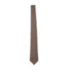 Kiton Micro Geometric Tie In Multi