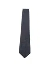 Kiton Micro-pattern Silk Tie In Multi
