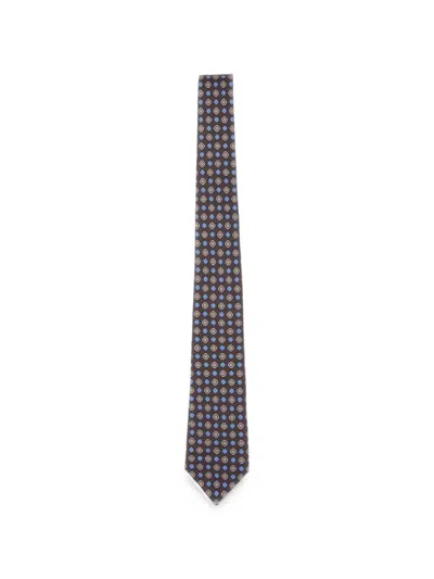 KITON MICRO-PATTERN TIE