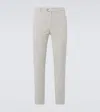 Kiton Mid-rise Chinos In Grey