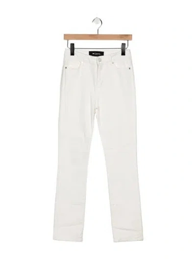 Pre-owned Kiton Mid-rise Straight Leg Jeans In Blue