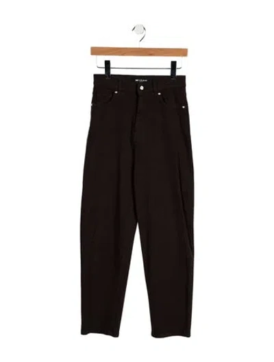 Pre-owned Kiton Mid-rise Straight Leg Jeans In Brown