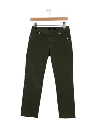 Pre-owned Kiton Mid-rise Straight Leg Jeans In Grey