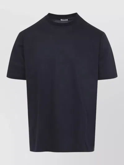 Kiton Milano Cotton Jersey T Shirt Relaxed Fit In Multi