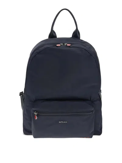 Kiton Backpack In Blue