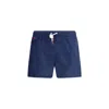 Kiton Monochrome Swimshort In Blue
