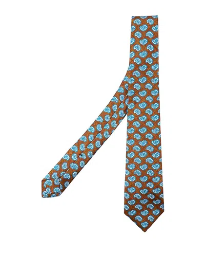 Kiton Necktie In Brown