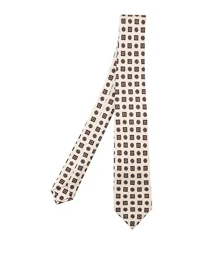 Kiton Necktie In White