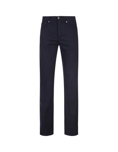 Kiton Night Blue 5 Pocket Straight Leg Trousers