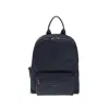 Kiton Nylon Backpack In Blue
