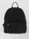 Kiton Nylon Backpack Top Handle Adjustable Straps In Black