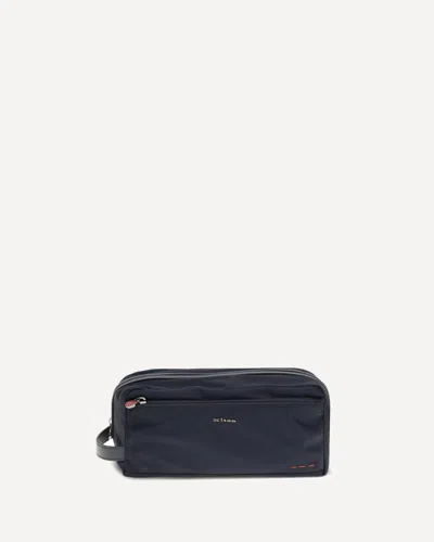 Kiton Nylon Beauty Case In Blue