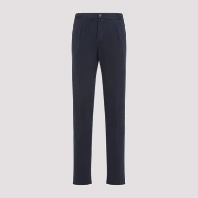 Kiton Slim-fit Pants In Blue