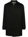 Kiton Padded Coat In Black