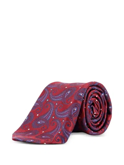 KITON PAISLEY-PATTERN TIE