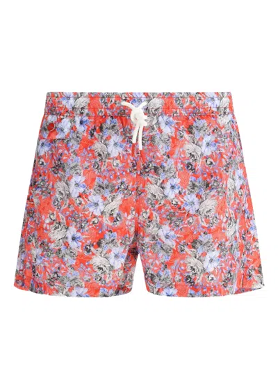 KITON PAISLEY-PRINT SWIM SHORTS