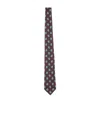 Kiton Paisley-pattern Tie In Brown