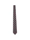 Kiton Paisley-pattern Tie In Brown