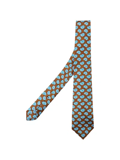 Kiton Paisley-print Tie In Multi