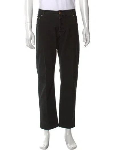 Pre-owned Kiton Pants In Black